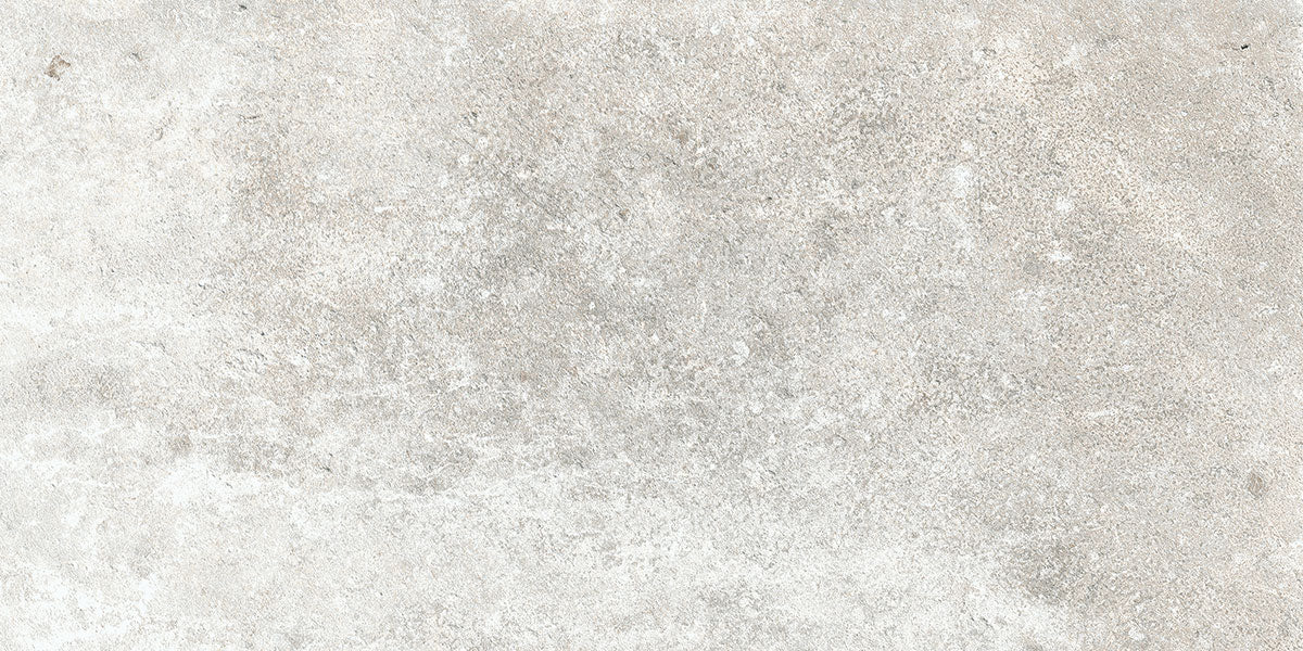 Carrelage effet béton et ciment Meteora Bianco 30,4x61 cm