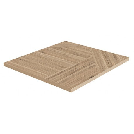 Carrelage imitation parquet tressé - Natura intreccio castagno 60x60 - 1.49 m²/colis