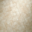 Carrelage effet pierre Opus Romano Colosseo Panna 30,4x30,4 cm - mise en situation