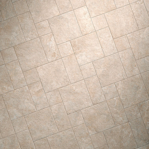 Carrelage effet pierre Opus Romano Dolomia Almond 30,4x30,4 cm - mise en situation