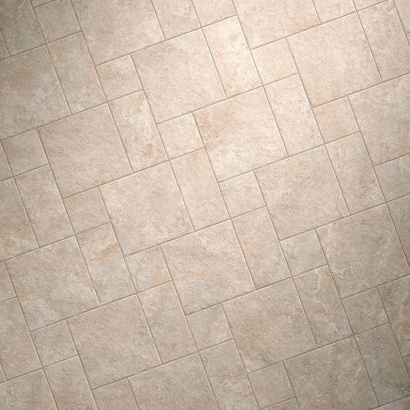 Carrelage effet pierre Opus Romano Dolomia Almond Multiformat