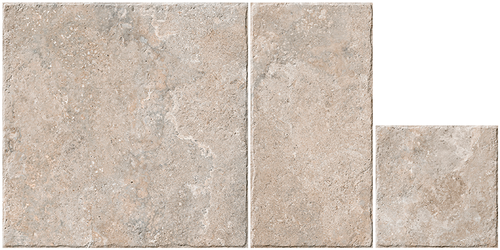 Carrelage effet pierre Opus Romano Dolomia Almond 61x61 cm