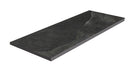 Dalle effet pierre Slash Anthracite 2 cm 61x122 cm
