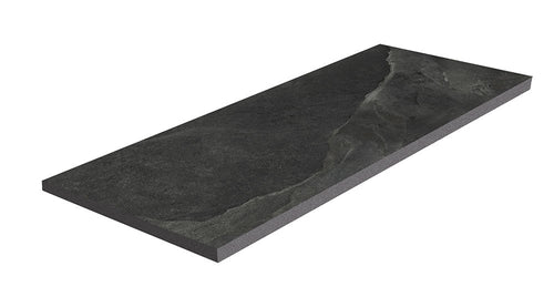 Dalle effet pierre Slash Anthracite 2 cm 61x122 cm