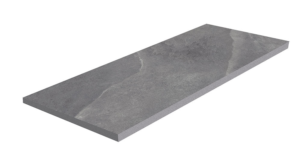 Dalle effet pierre Slash Dark Grey 2 cm 61x122 cm
